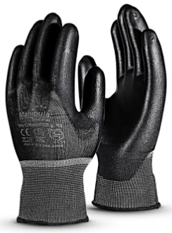 Перчатки МИКРОПОЛ, (TPU-12), нейлон-полиуретан, черные